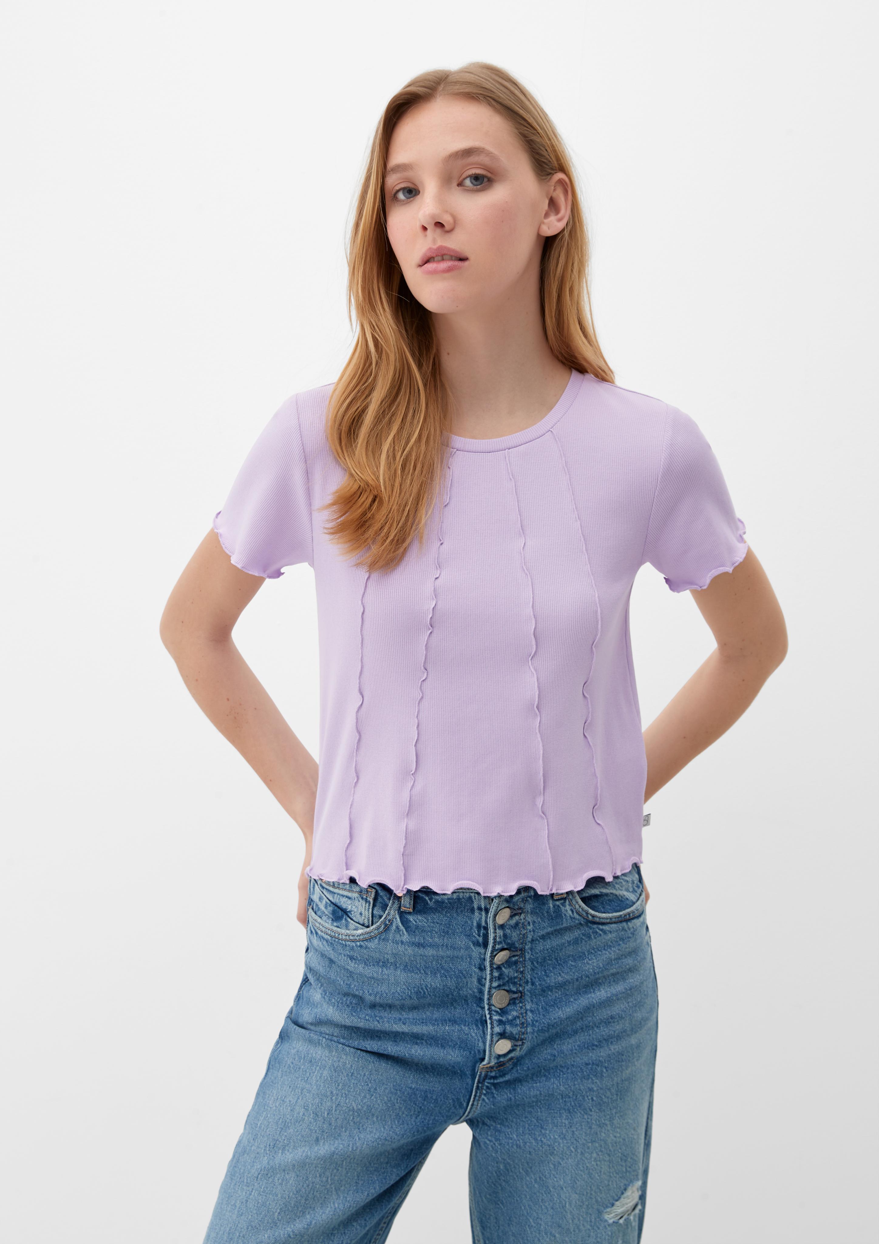 T-Shirt mit Ziernähten  2127928-4724