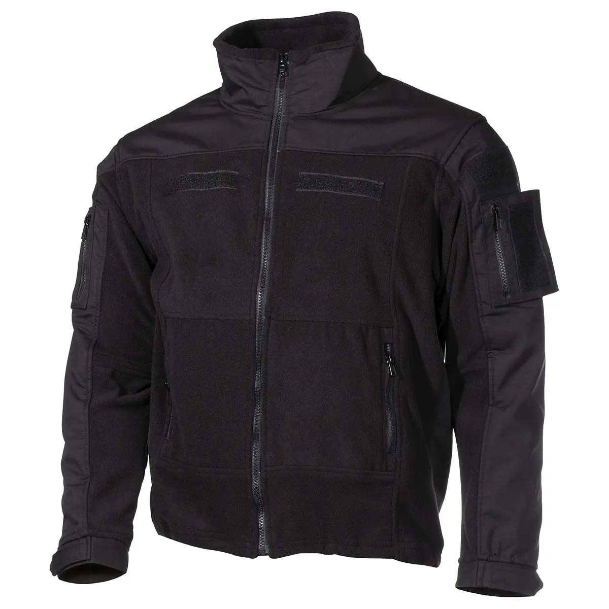 Fleece-Jacke COMBAT schwarz
