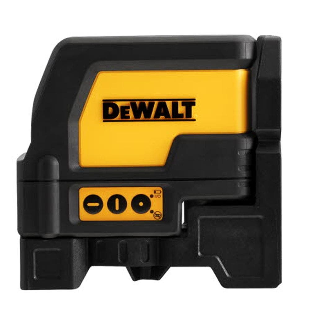 Nível a laser cruzado DEWALT DW0822-XJ com prumo e feixe vermelho