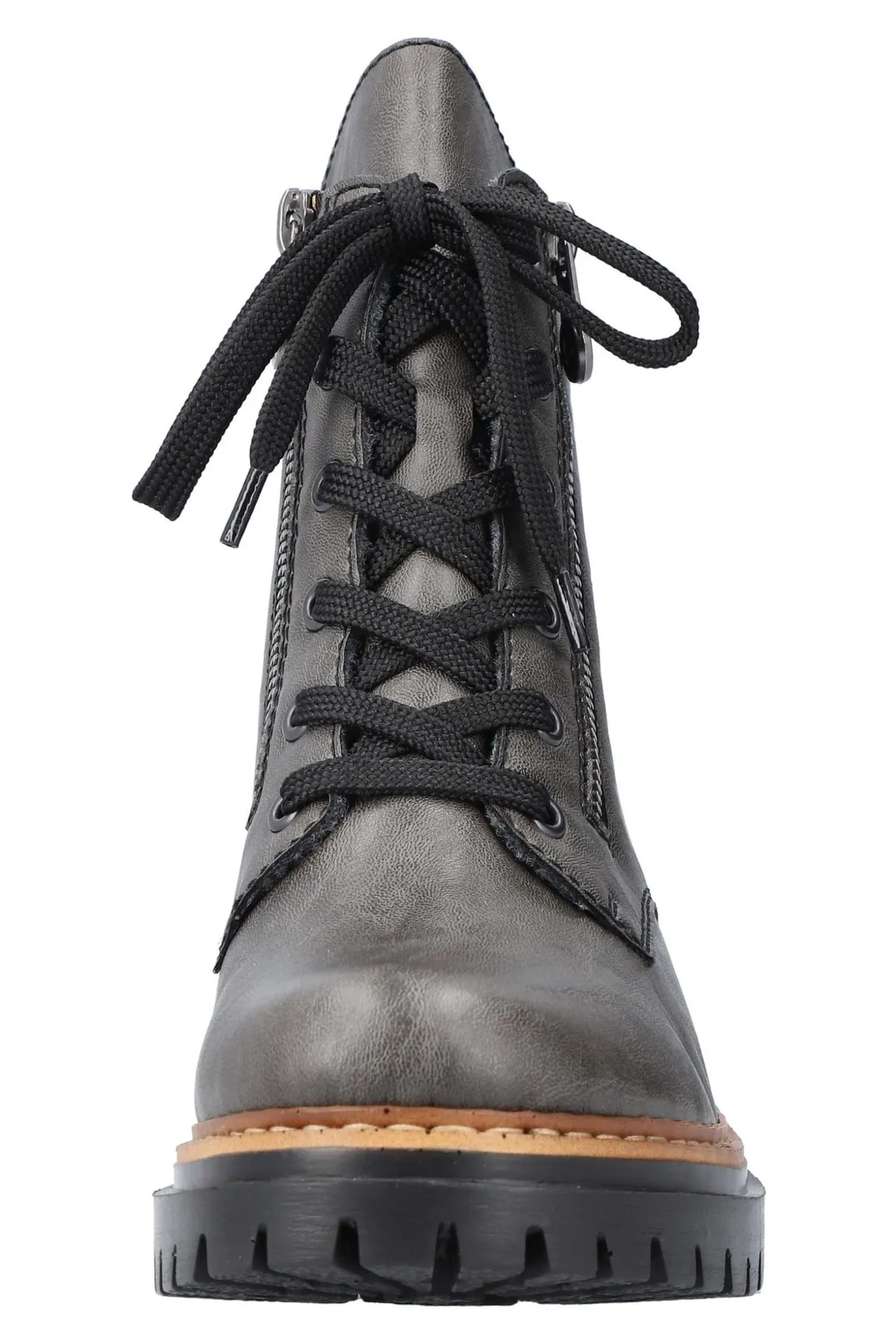 Rieker  Stiefelette - Grau - Blockabsatz