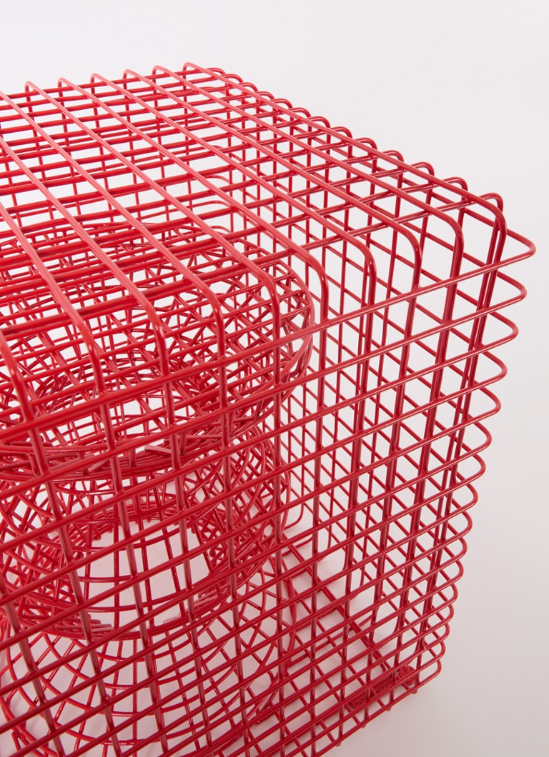 Scaun WOLSPOTTEN din sârmă zigzag, 47 cm