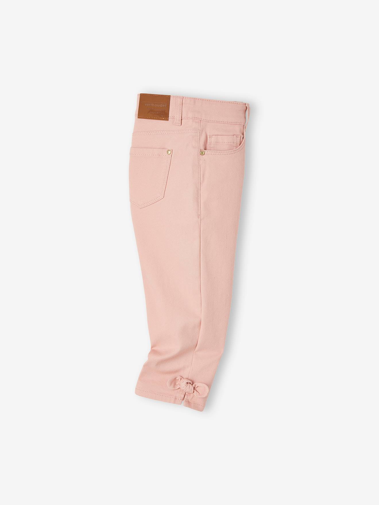 Vertbaudet Mädchen 7/8-Hose mit Schleifen - rosa