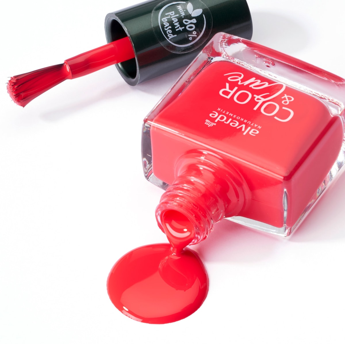 Nagellack Color & Care Nail Polish 50 Coral Red, 10 ml