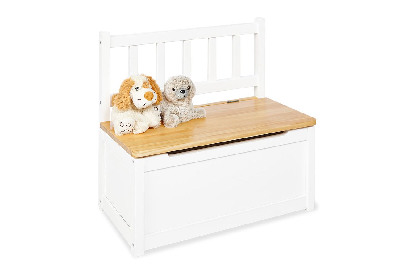 Pinolino Kinderträume Pinolino Kindertruhenbank Fenna weiß/natur