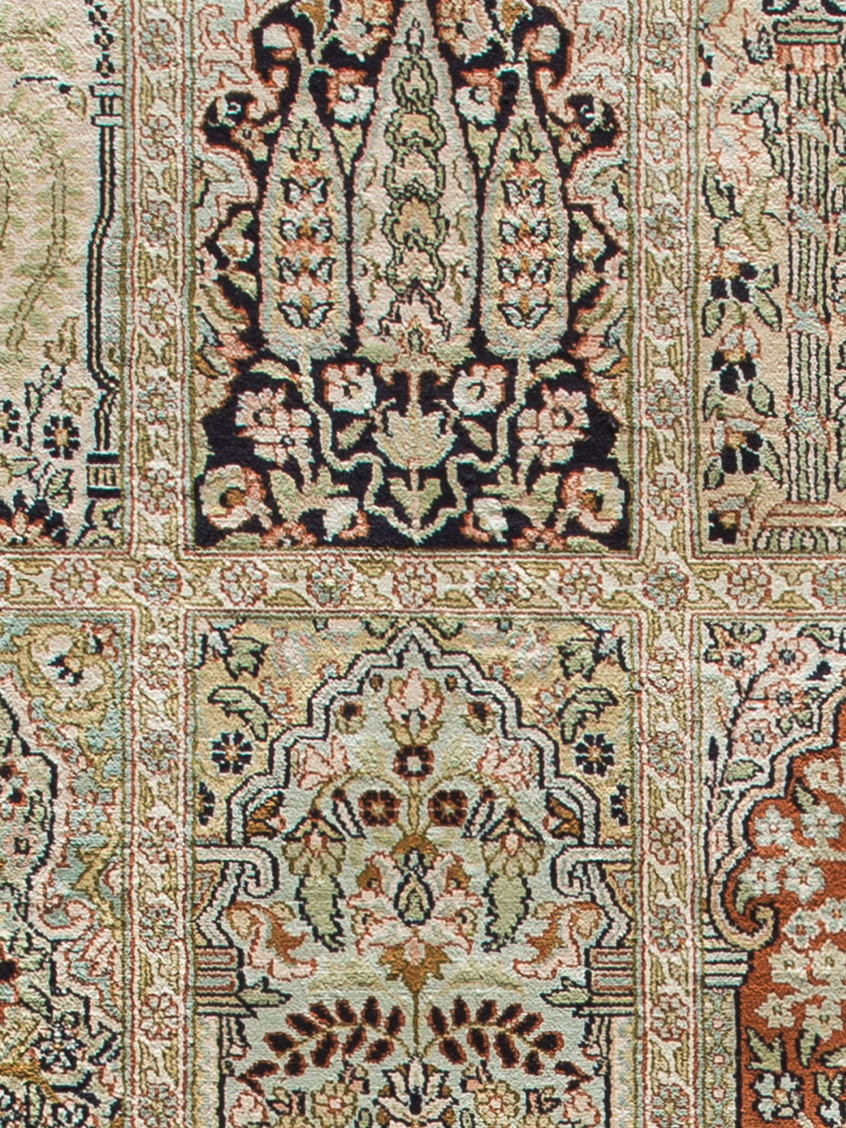 Kaschmir Seide 18/18 ca. 248 x 310 cm, Unikat / Einzelstück