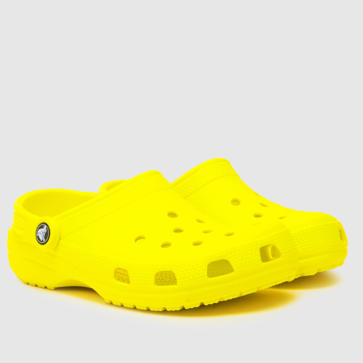 Crocs gula klassiska träskor Barnsandaler