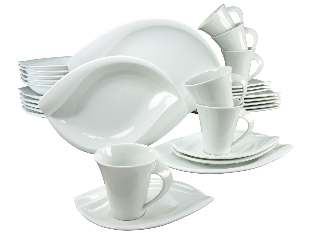 CreaTable Acacia Kombiservice 30-tlg