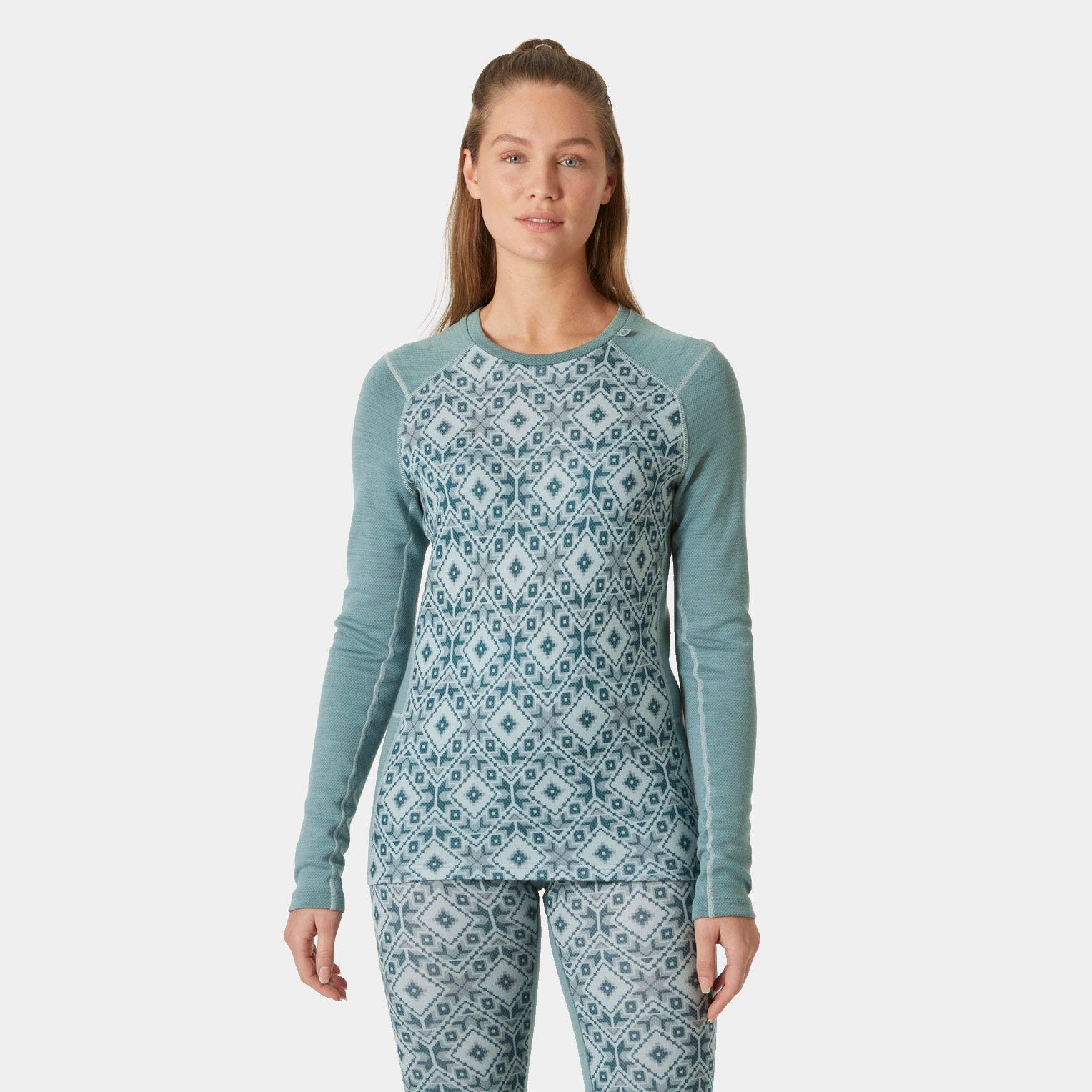 Women’s LIFA® Merino Midweight Graphic Long-Sleeve Crew Base Layer