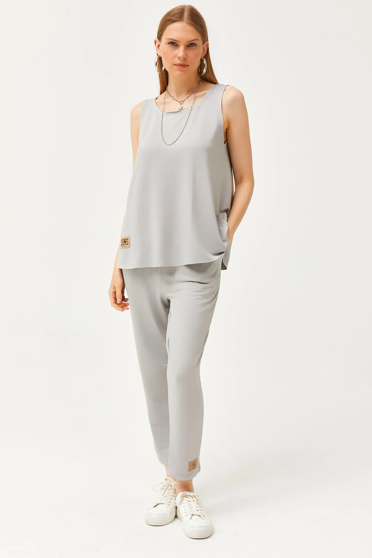 Olalook  Zweiteiler - Grau - Regular Fit
