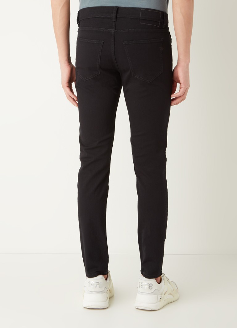 Jeansy Diesel D-Strukt slim fit 2019 z kolorowym przetarciem