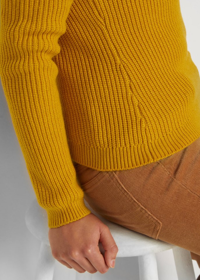 Rollkragenpullover, eng anliegend