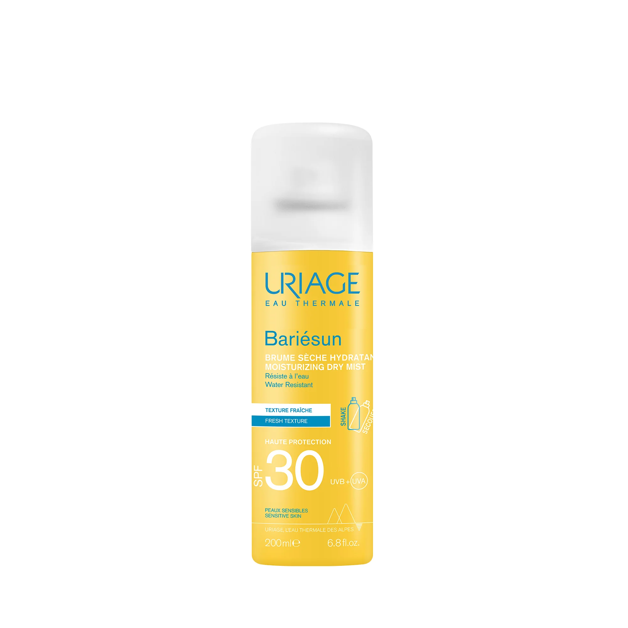 BARIESUN Dry Spray SPF30 - High protection body sun spray.