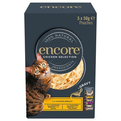 Sparpaket Encore Cat Gravy Pouch Mix 20 x 50 g