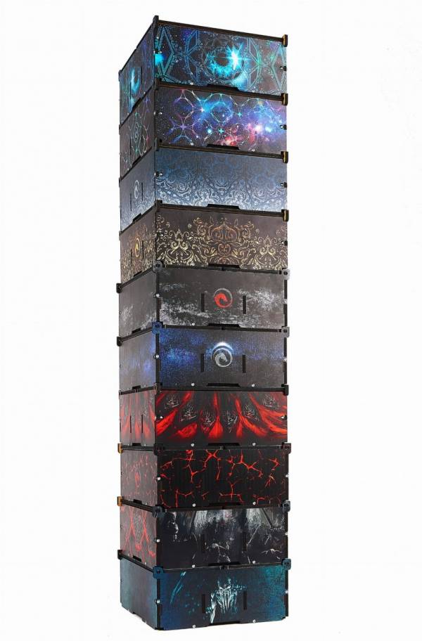 Card Storage Case Small: Inferno