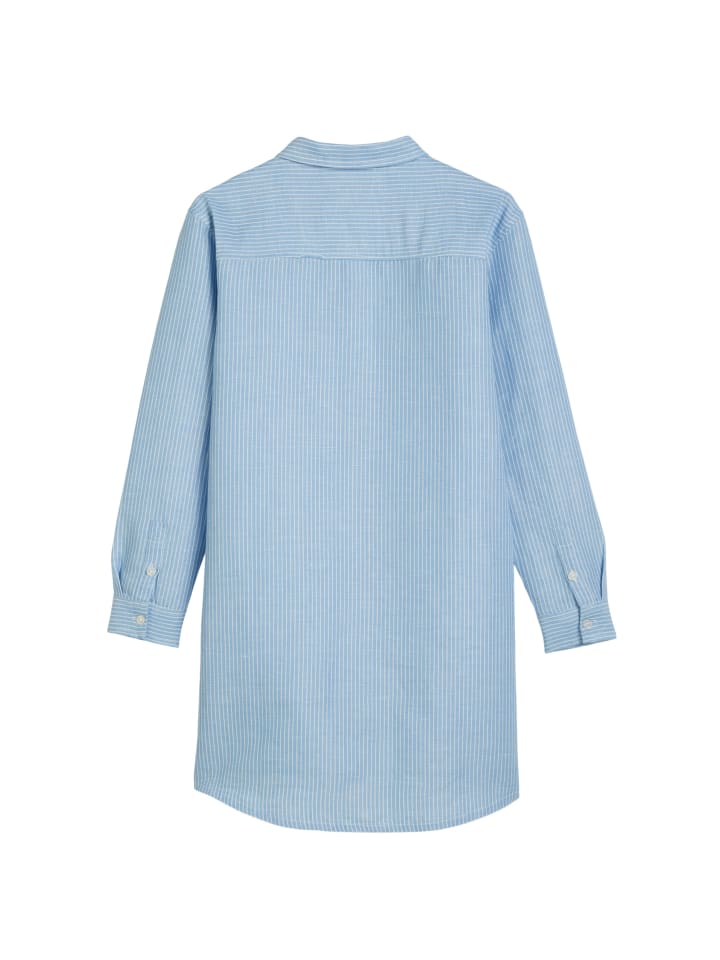 Marc O'Polo TEENS-GIRLS Hemdblusenkleid in CLOUDY BLUE STRIPE günstig kaufen