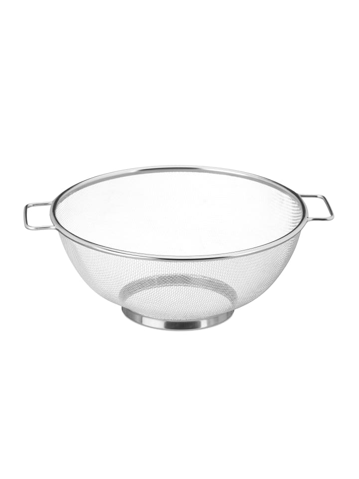 relaxdays Standsieb in Silber - Ø 26 cm günstig kaufen onesize