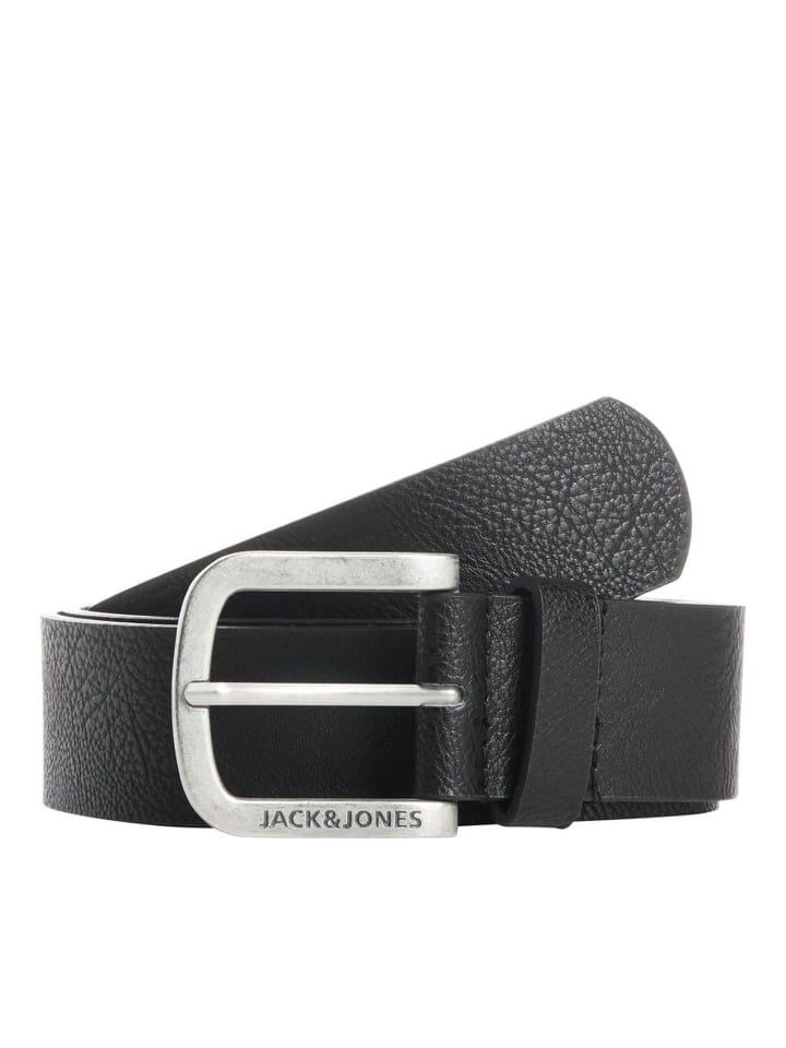 Jack & Jones Leder Optik Gürtel 2-er Stück Set mit Metall Schnalle JACHARRY in Schwarz-2 günstig kaufen