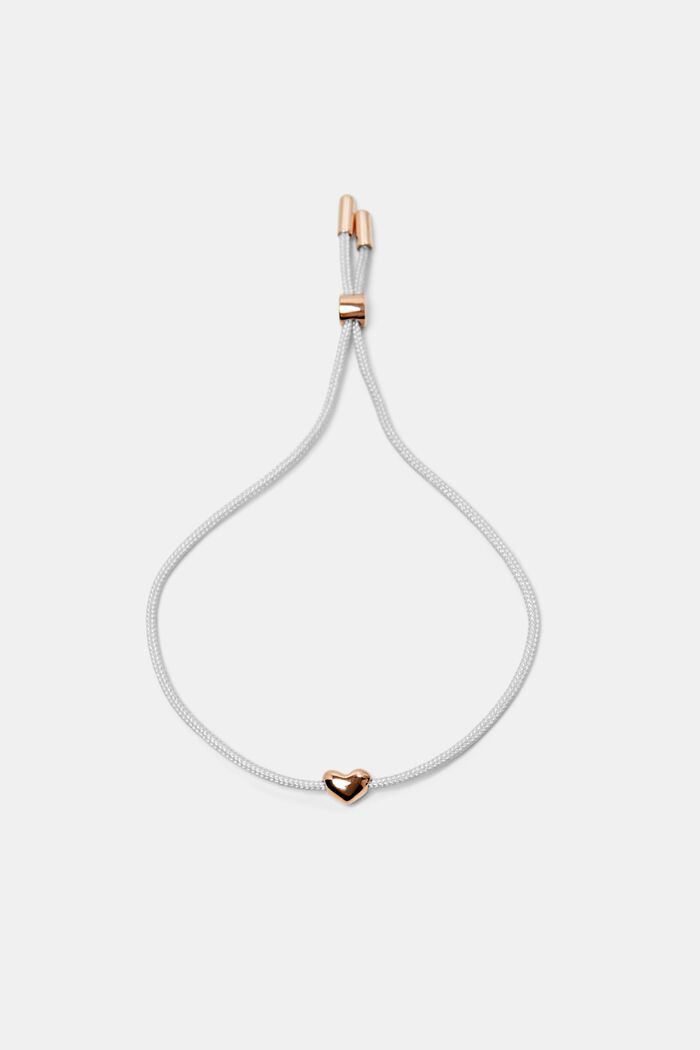 Armband mit Herz-Anhänger, Sterlingsilber