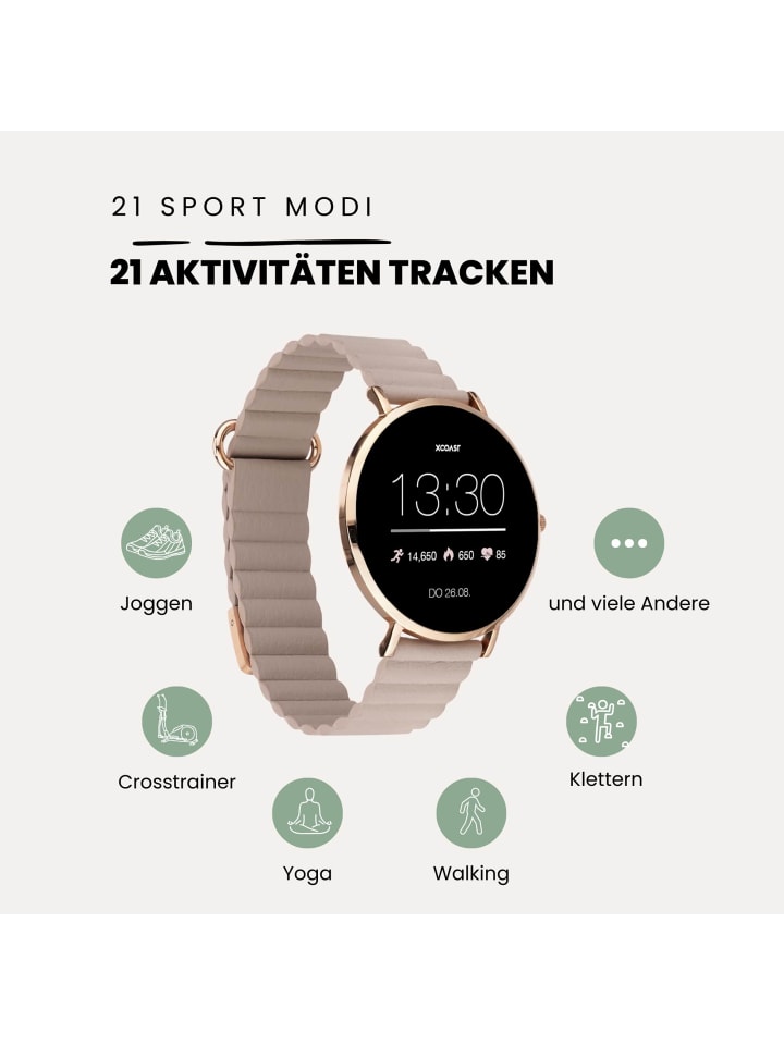 XCOAST Smartwatch SIONA 2 Wave Sand günstig kaufen onesize
