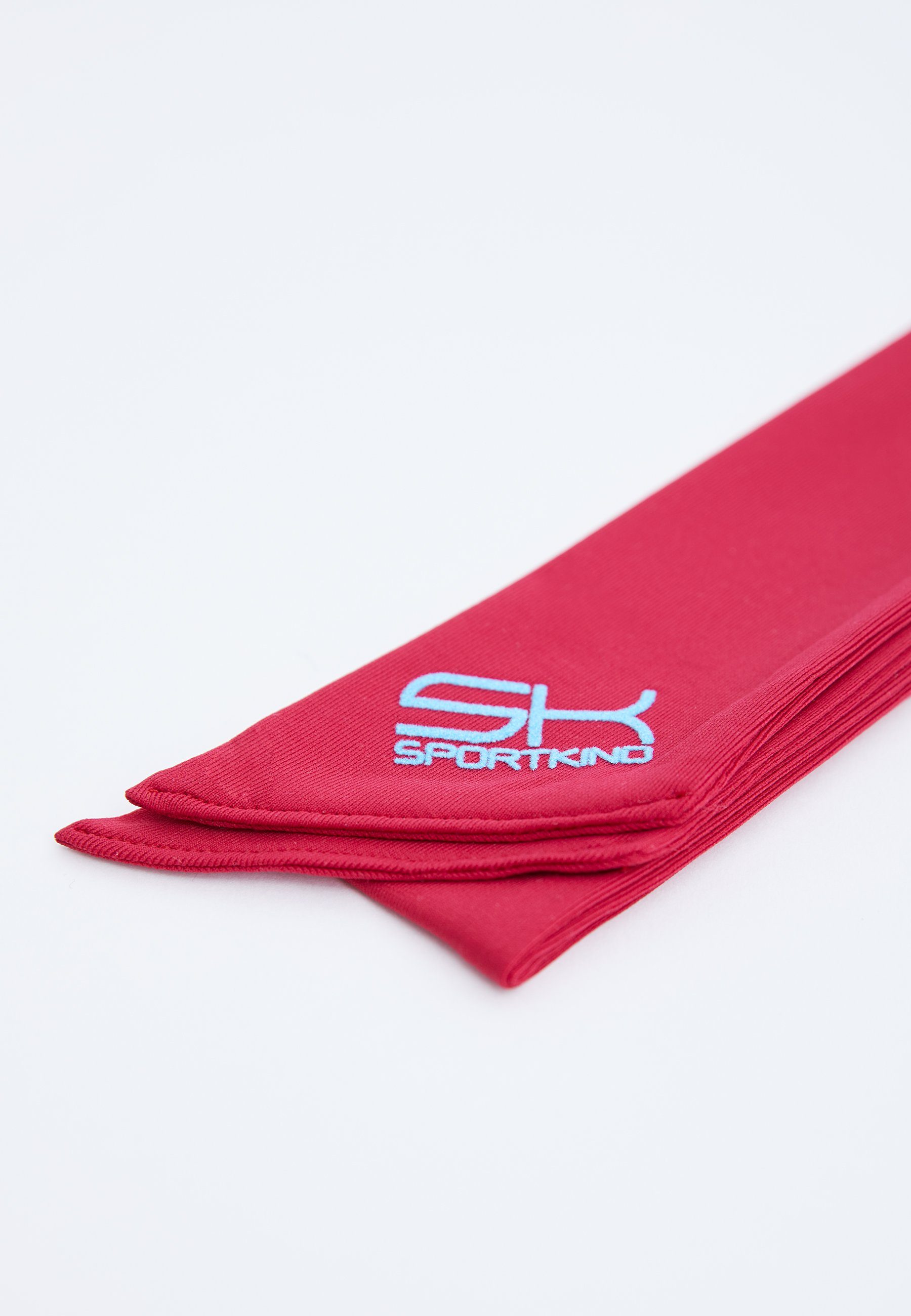 SPORTKIND Schweißband Tennis Stirnband Schweißband, unisex Kinder & Erwachsene, bordeaux rot
