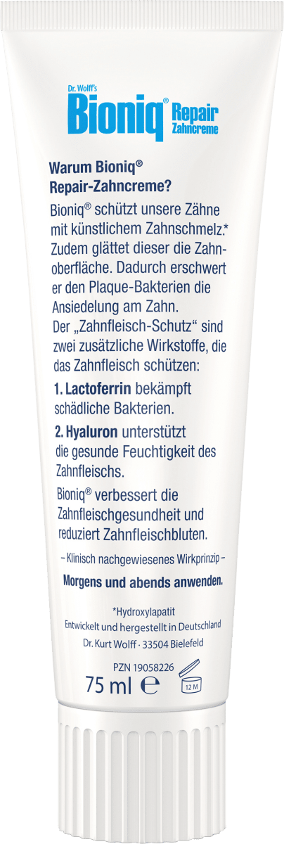 Zahnpasta Repair-Zahncreme Plus Zahnfleisch-Schutz fluoridfrei, 75 ml