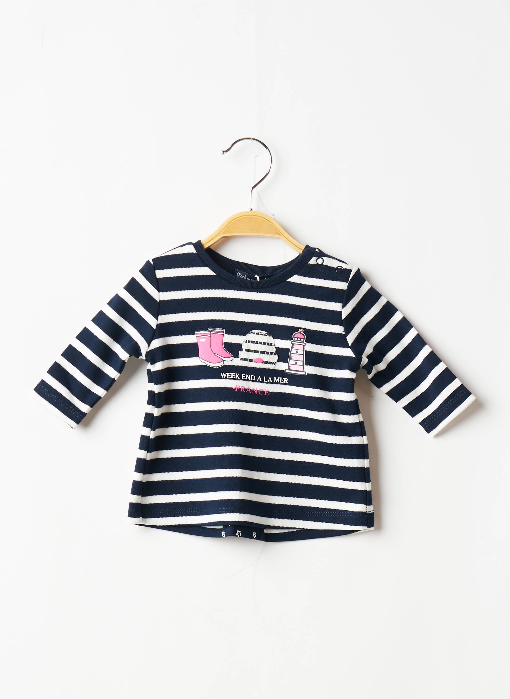 Week End A La Mer Pulls Fille couleur bleu