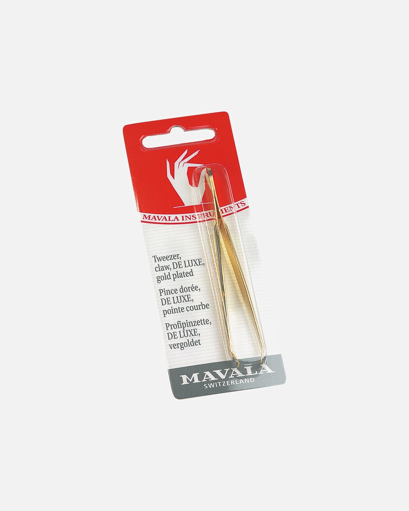Mavala Luxury Tweezers with Crab and Gold Bites