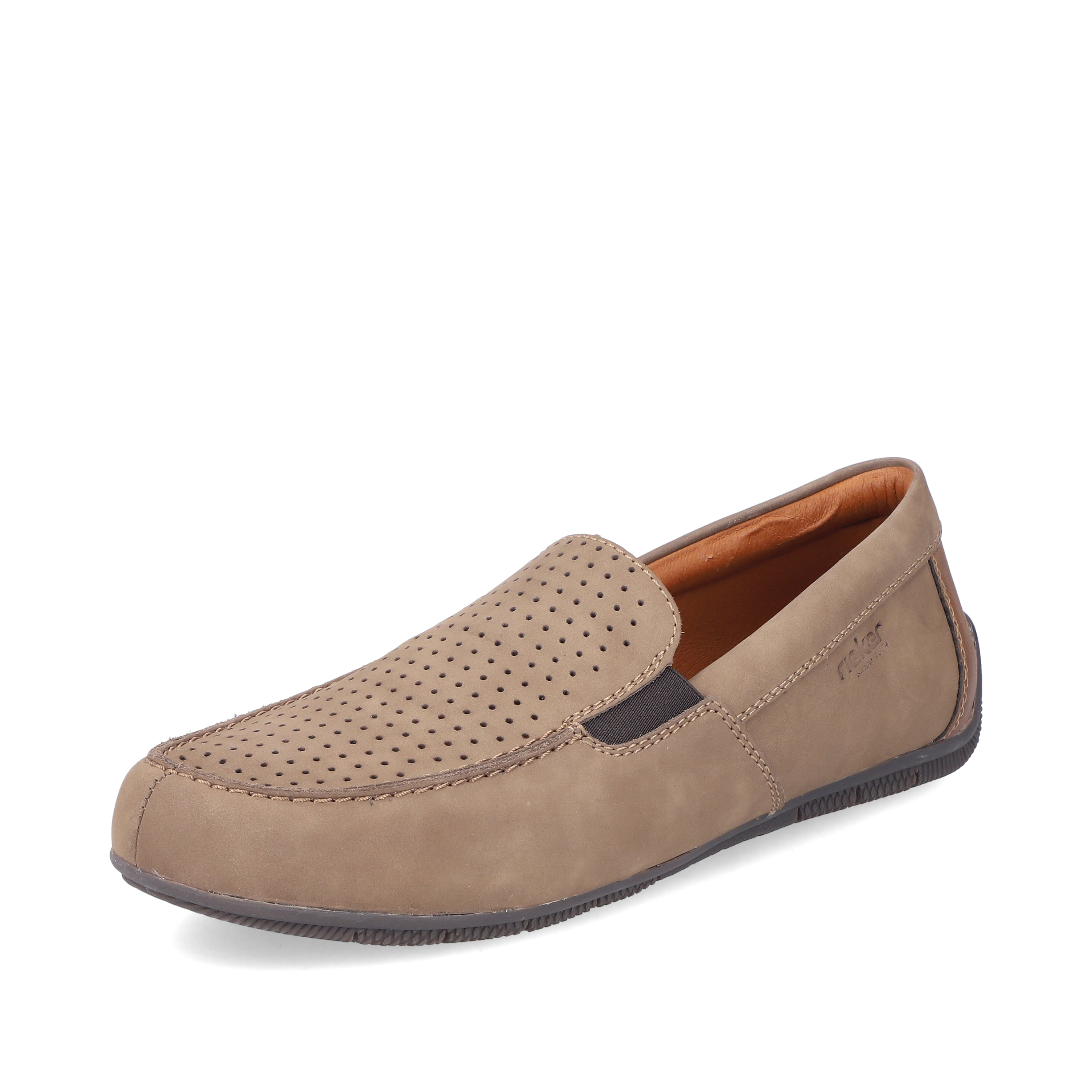 Rieker Herren Slipper zimtbraun