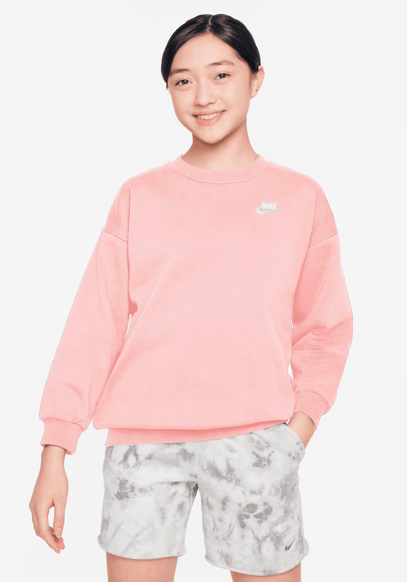 Nike Sportswear Sweatshirt CLUB FLEECE BIG KIDS' (GIRLS) OVERSIZED SWEATSHIRT