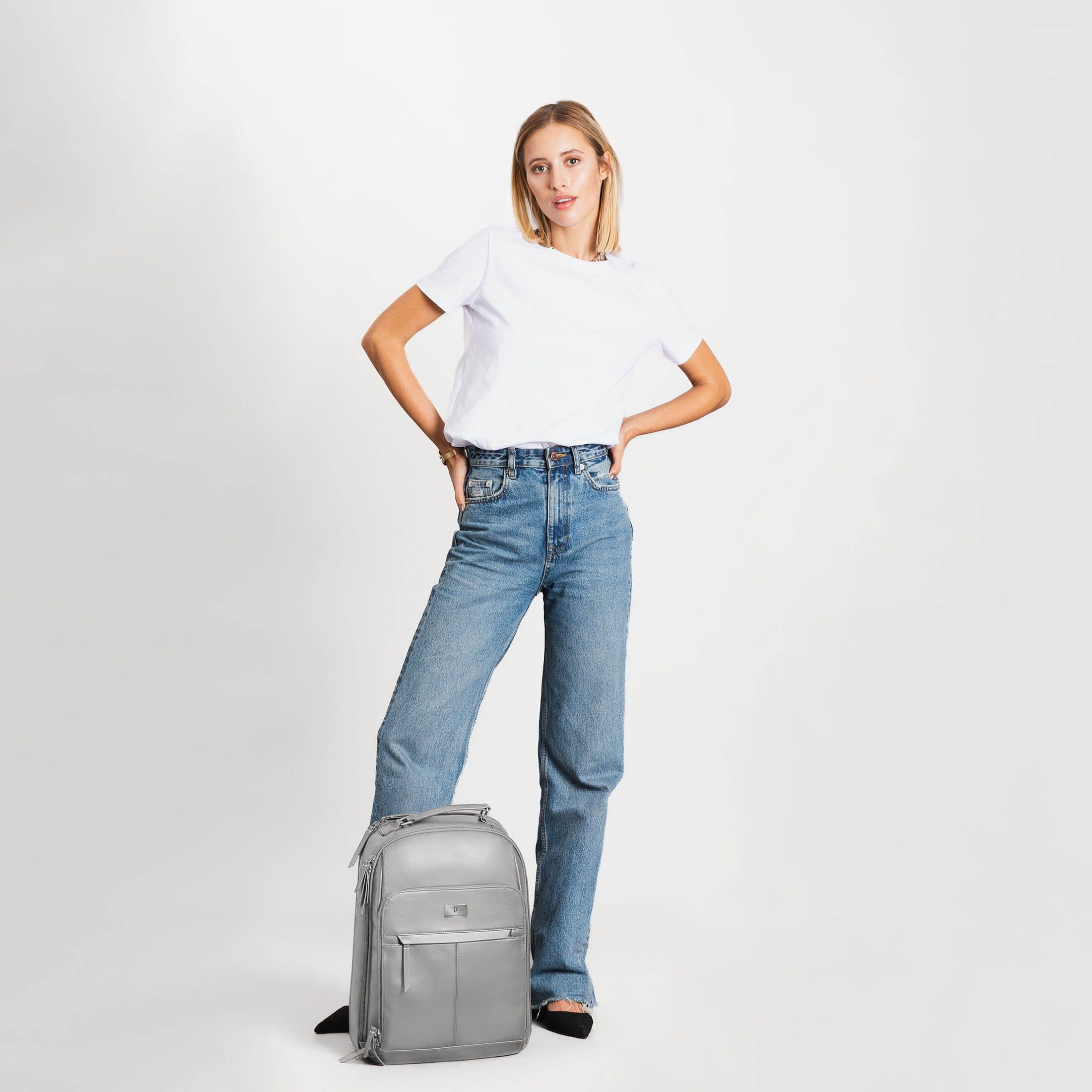 Lilienthal Berlin Reiserucksack Virtuoso - Essential Backpack - Light Grey