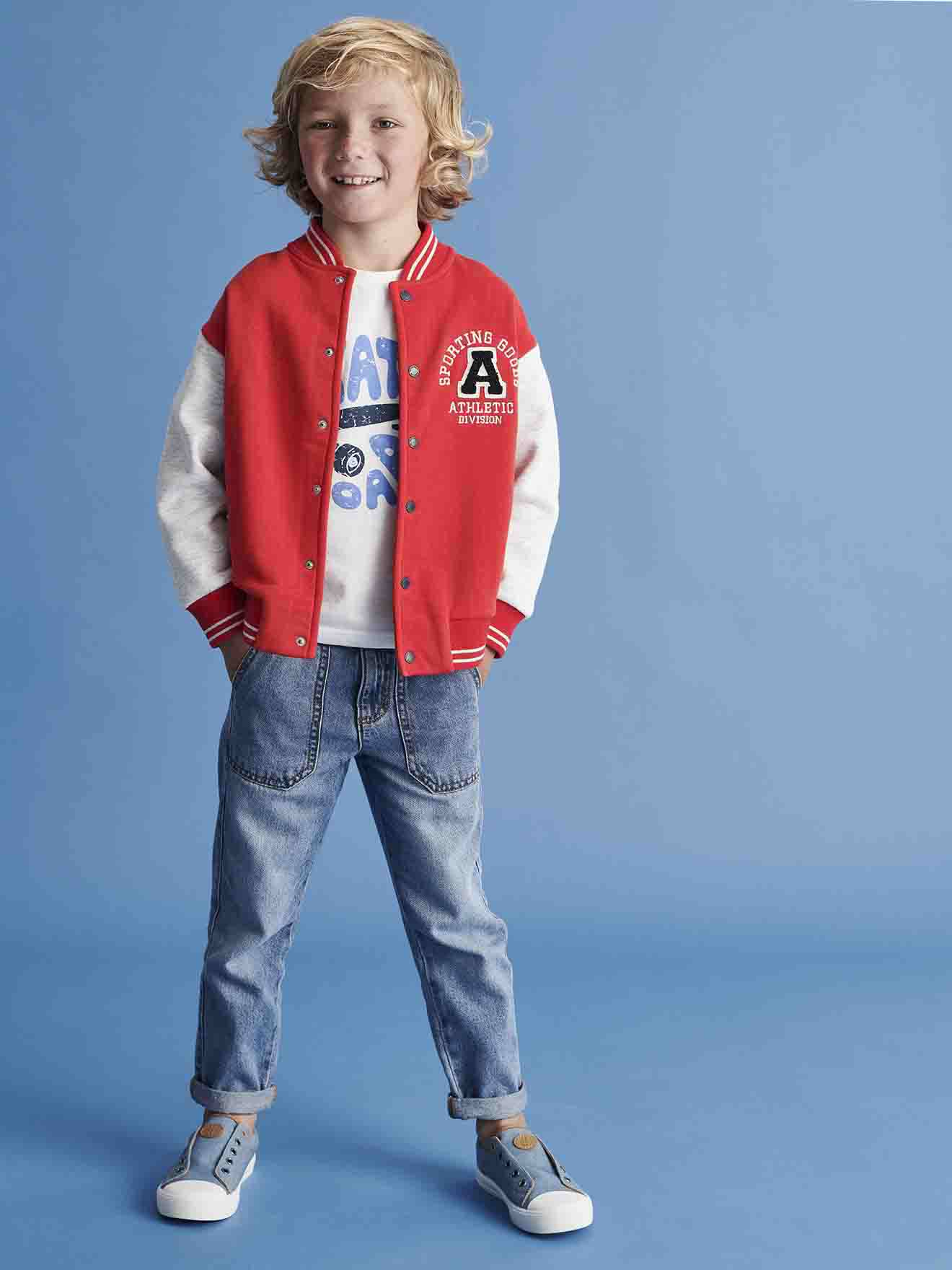 Vertbaudet Jungen Sweatjacke Oeko-Tex - rot