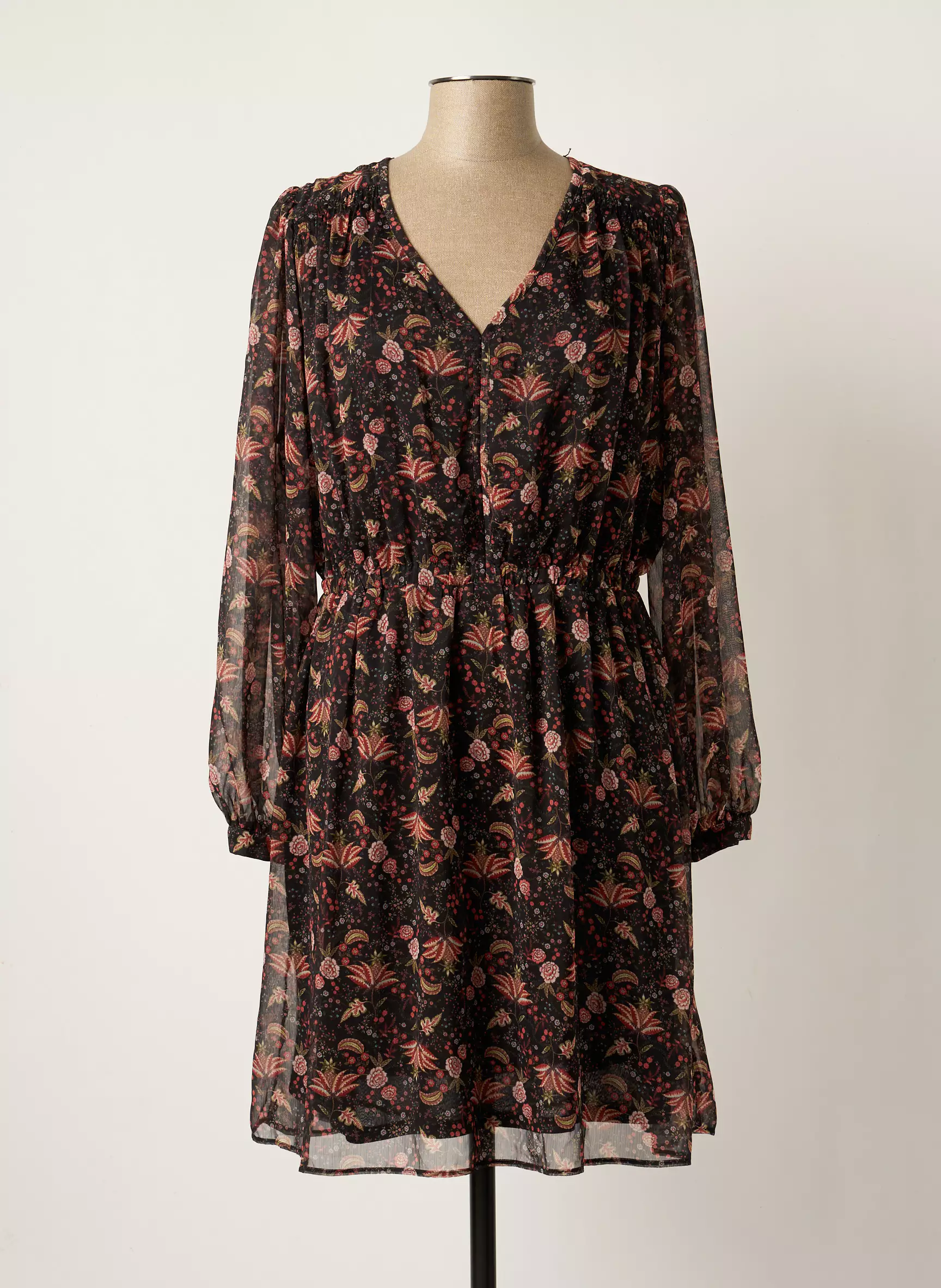 C Est Beau La Vie Robes Mi Longues Femme couleur noir
