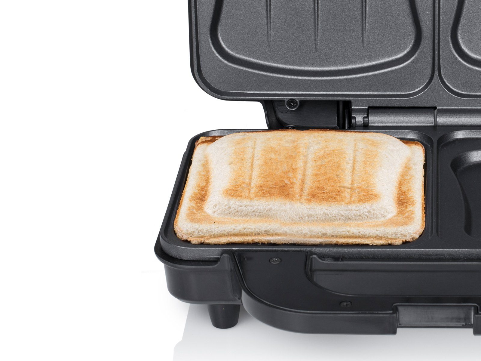 Tristar Sandwichmaker, 900 W, Toaster XXL Snack Panini-Maker & Gabel extra tief für dicke Toasties
