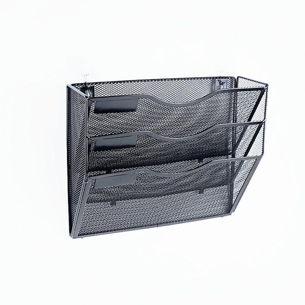 Zimtky Zeitungsständer Zeitungsständer Zeitungsständer Mesh, schwarze/Silber