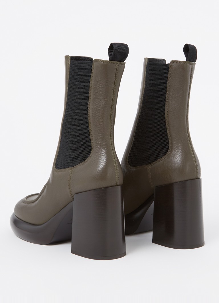 Ghete Chelsea din piele Burberry