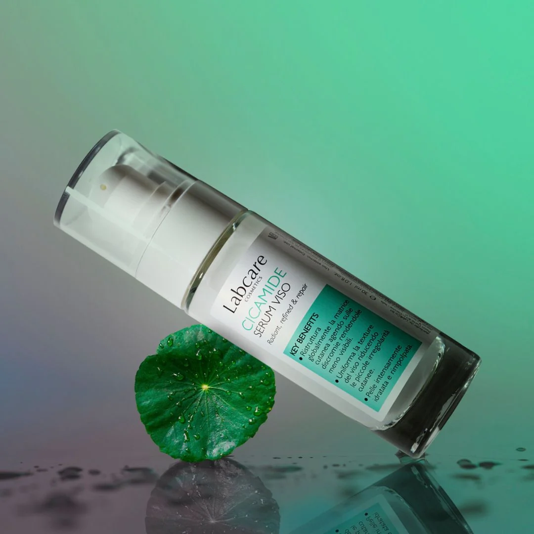 Cicamide serum za lice za blistavu, pročišćavajuću i obnavljajuću kožu - hidratantni serum za lice, serum protiv bora za lice, obnavljajući tretman