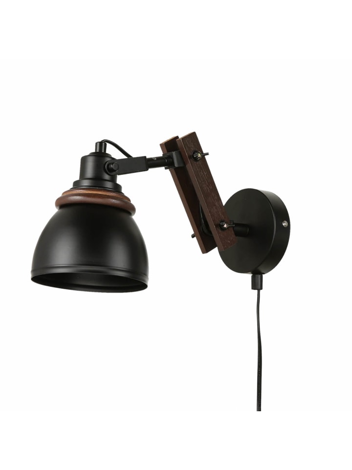 Licht-Erlebnisse Wandlampe in Schwarz Natur günstig kaufen onesize