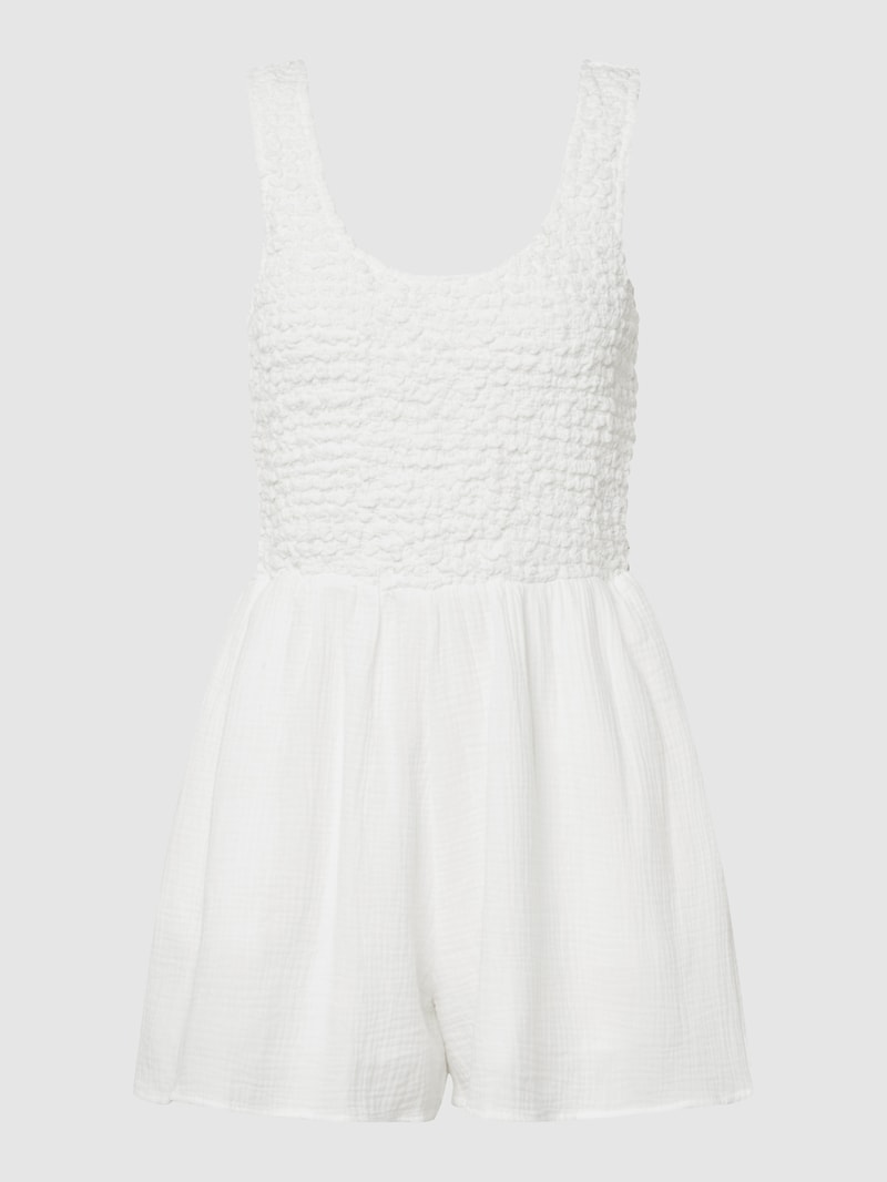 Playsuit aus Baumwolle in offwhite