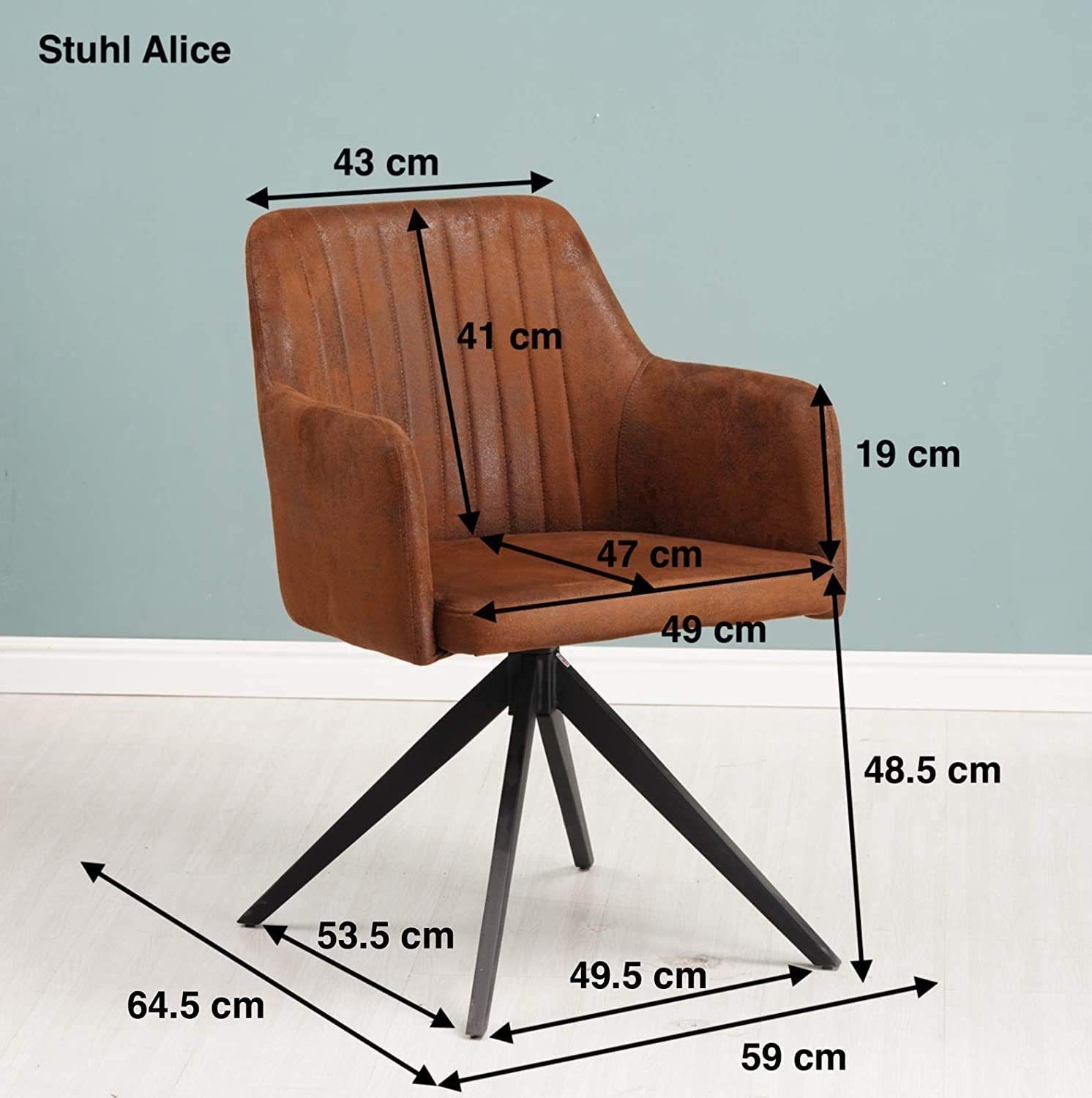 SAM® Essgruppe Isabell, Akazienholz, Baumkante massiv, Metallgestell und 6 Stühle