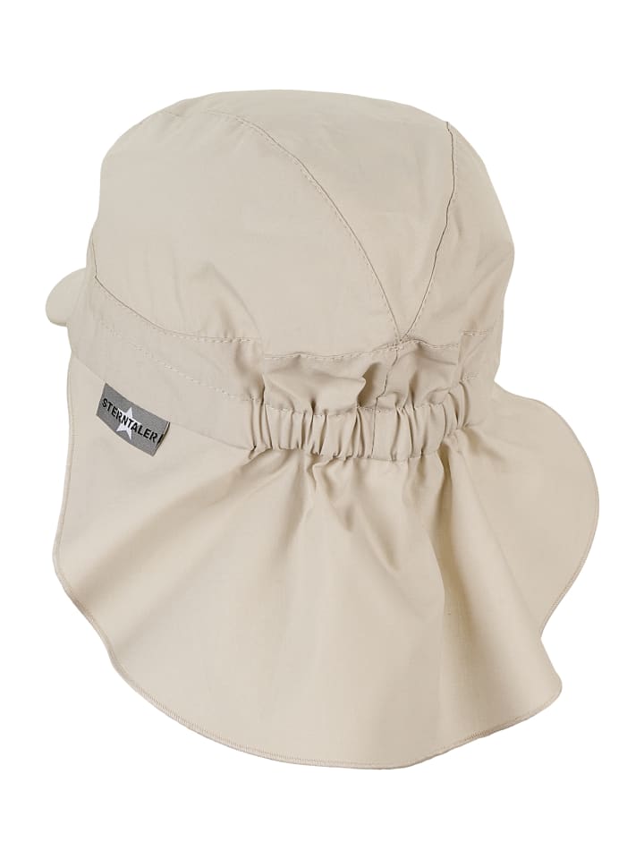 Sterntaler Schirmmütze mit Nackenschutz Basic in beige günstig kaufen