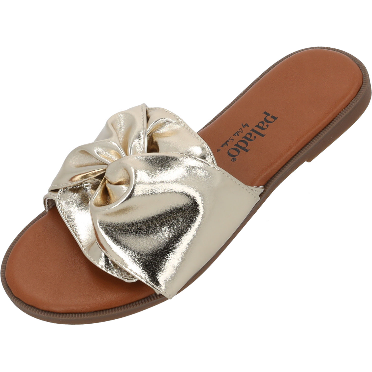 Palado Namar by Sila Sahin, Pantoletten, Damen, Gold Metallic