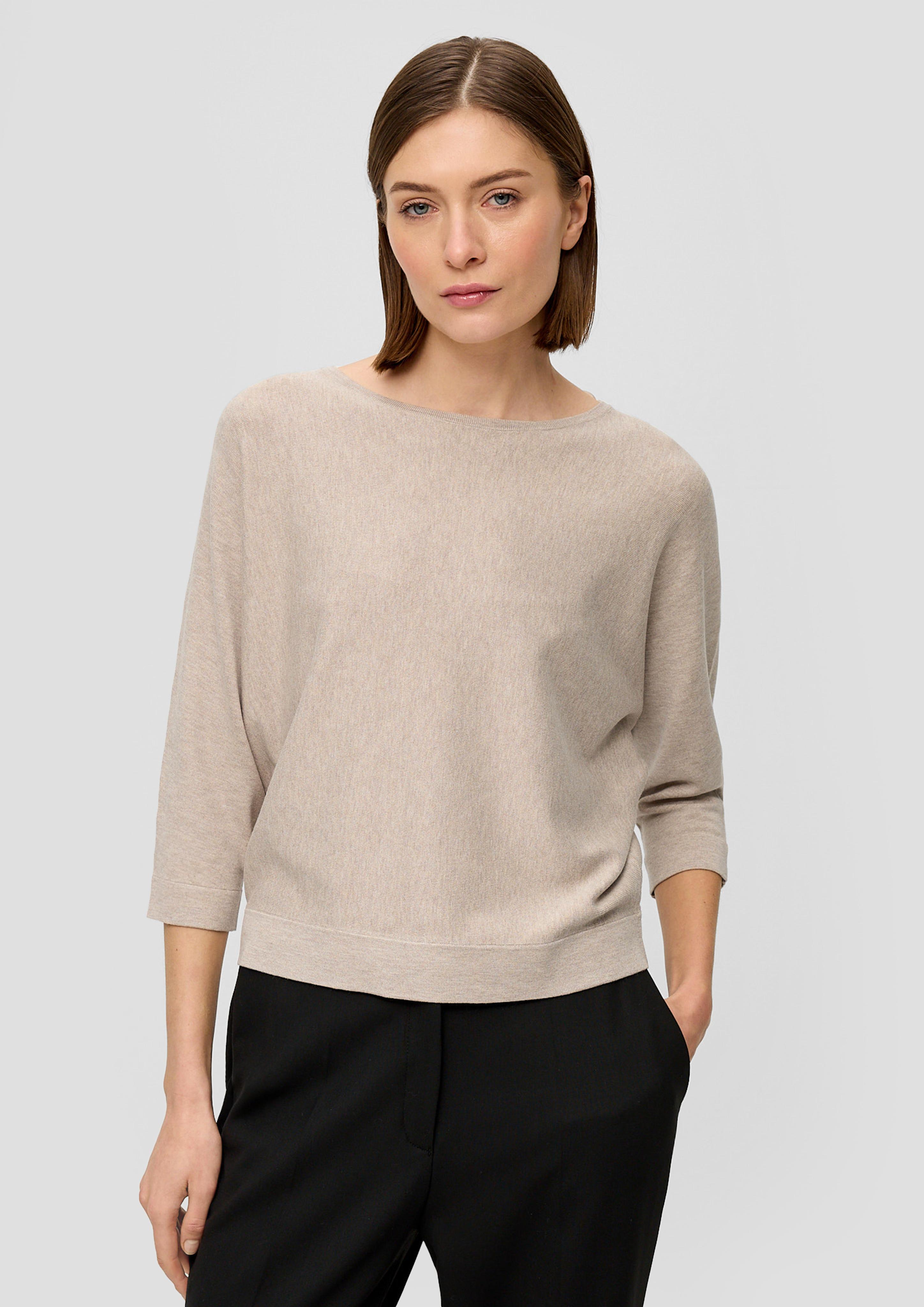 Strickpullover mit Fledermausarm  2146034-81X0