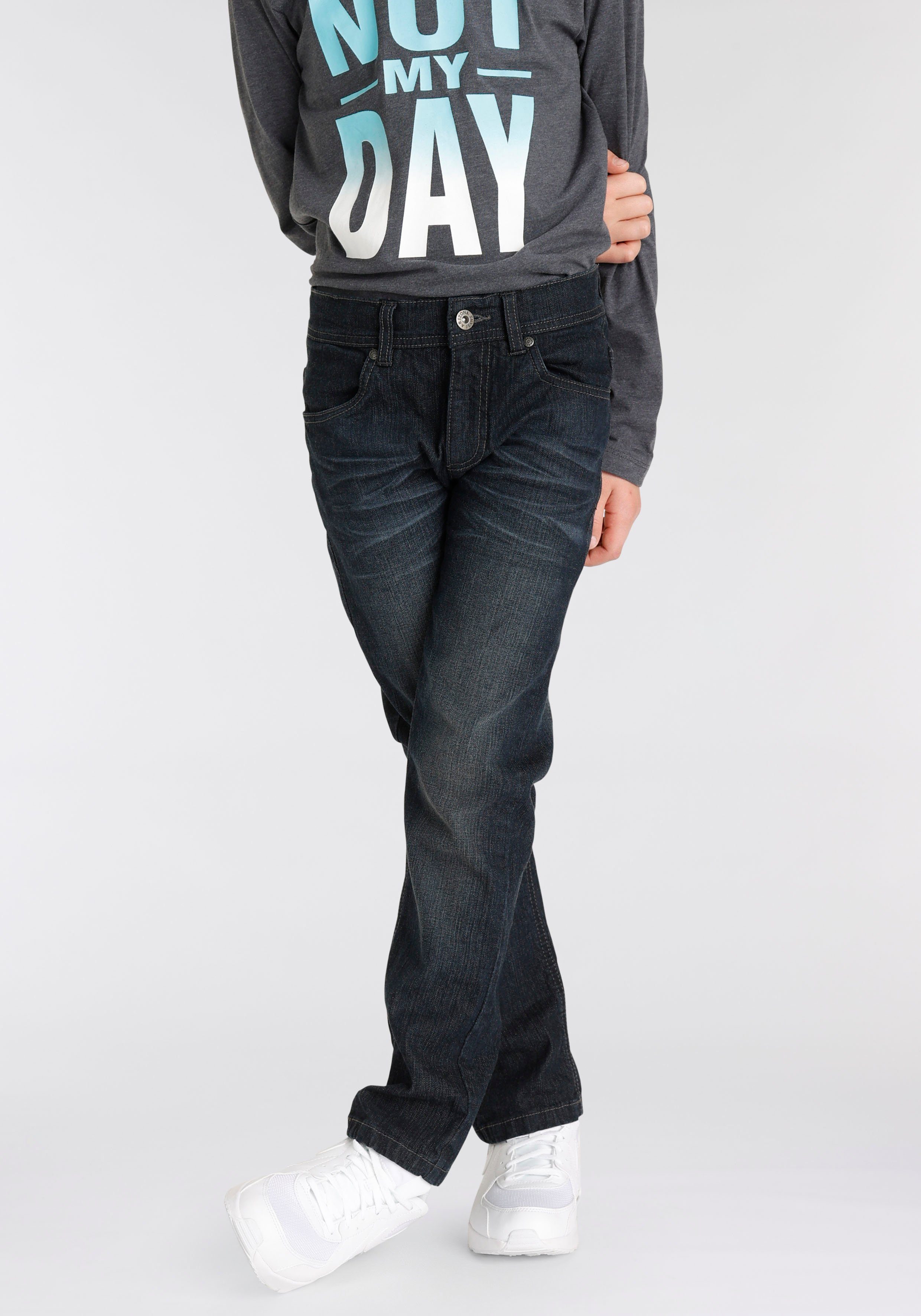 Arizona Stretch-Jeans, regular fit mit geradem Bein