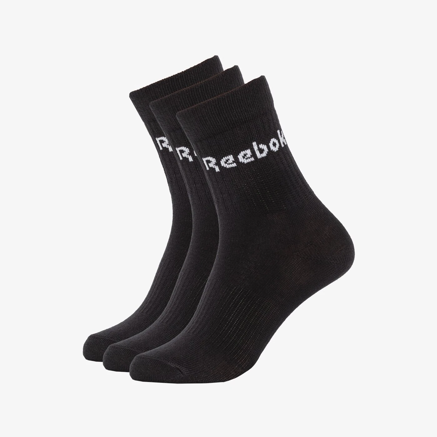 REEBOK SOCKEN ACT CORE MID CREW SOCK 3P Schwarz