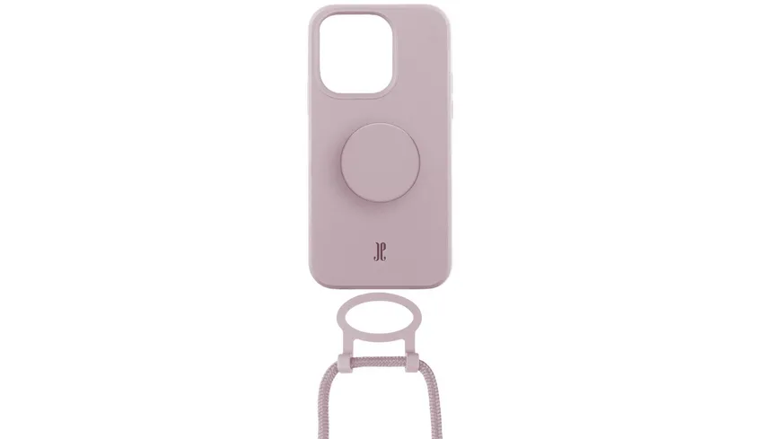Just Elegance + PopSockets Case f. iPhone 14 Pro (6.1'') Rose Breath