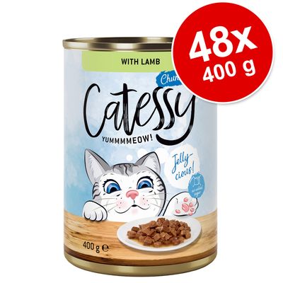Sparpaket Catessy Häppchen in Sauce oder Gelee 48 x 400 g