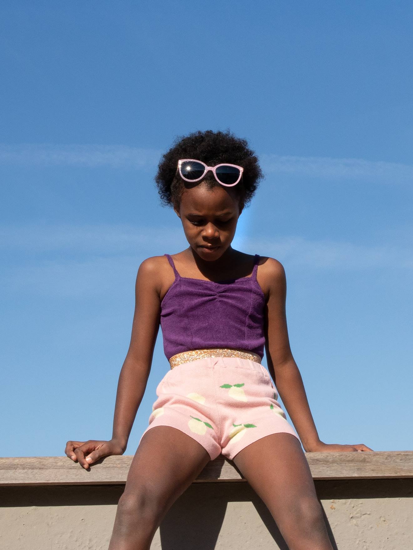 Lunettes de soleil enfant Sun Buzz KI ET LA rose