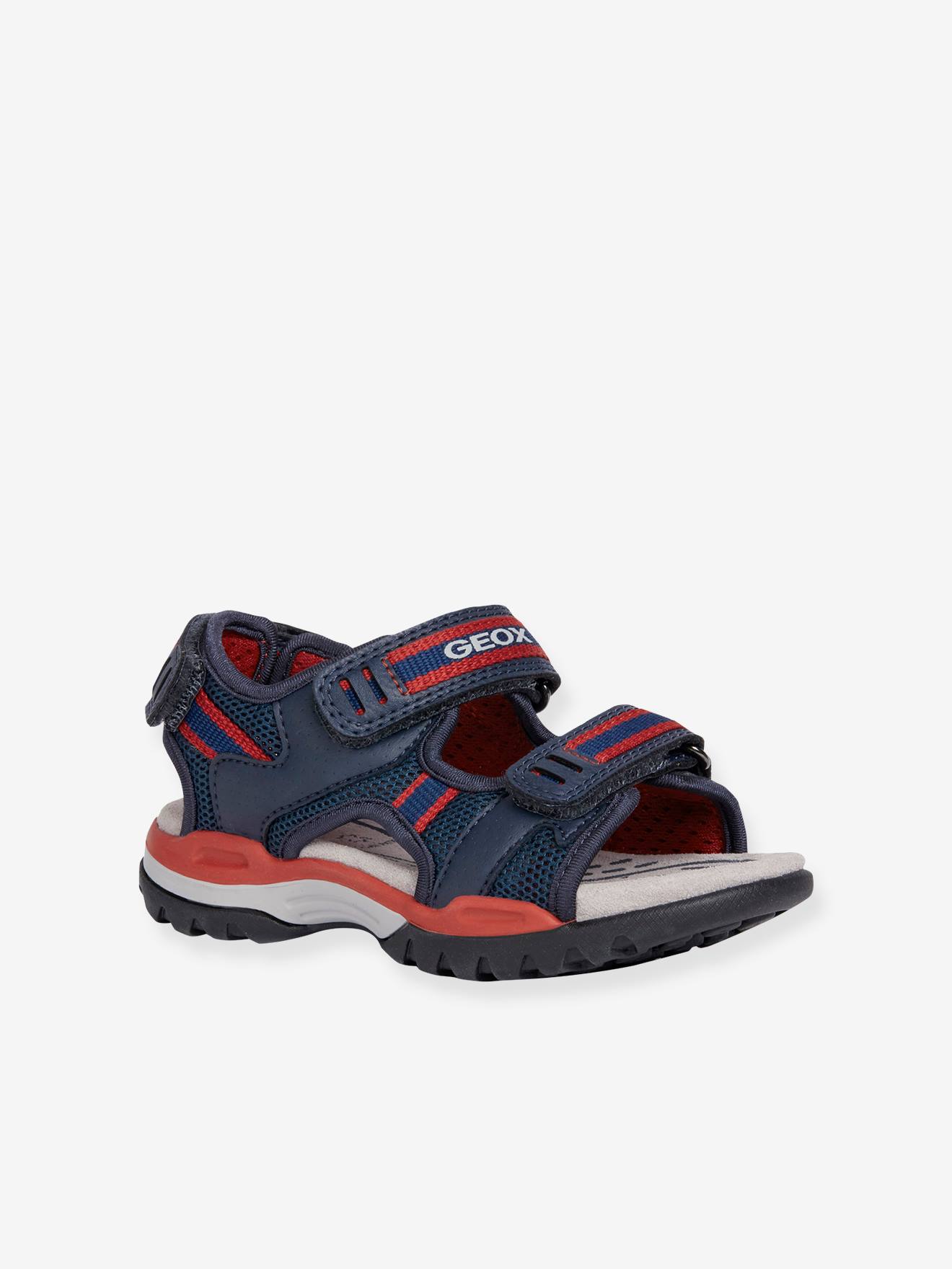 Sandales garçon Borealis D GEOX® marine rouge