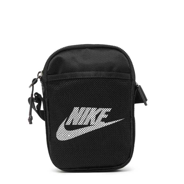 NIKE Heritage Crossbody-Tasche black/black/white