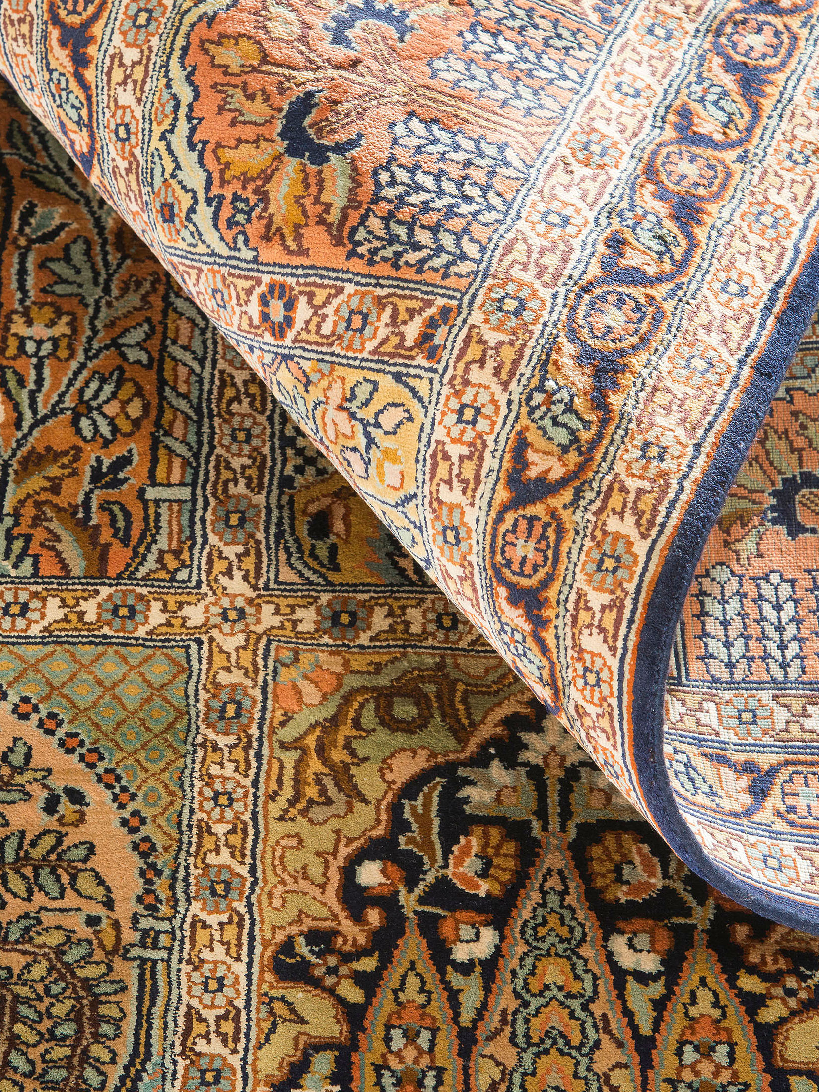 Kaschmir Seide 18/18 ca. 199 x 304 cm, Unikat / Einzelstück